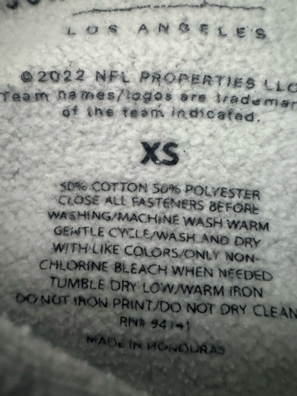 Pittsburgh Steelers Hoodie XS Junk Food NFL Gray Pullover Football Sweatshirt - Picture 3 of 4